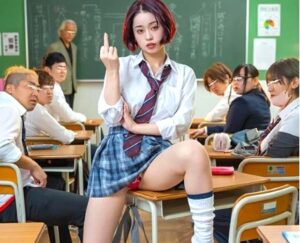 MINAMO｜ヤンキー制服JK×種付け強姦｜糞生意気なロリギャルに復讐する淫キャ虐められ男子。やりたい放題に輪姦して膣内射精ｗ